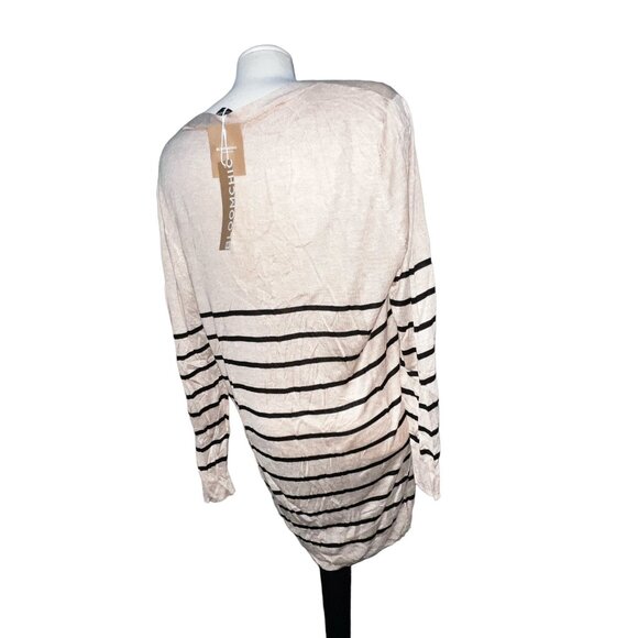 BloomChic Button Front V Neck Lightweight Knit Long Sleeve Cardigan Sz 12 Large - Picture 9 of 9